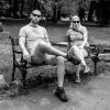 Dvojice na lavičce / A couple on the bench